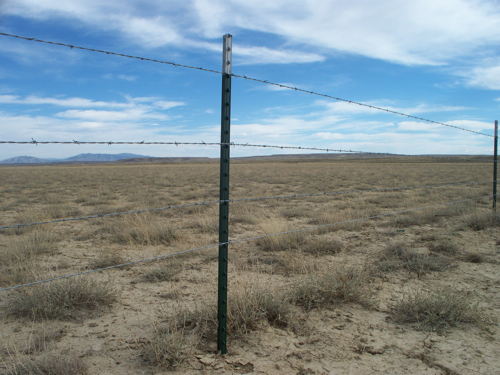 New wildlife-friendly fence